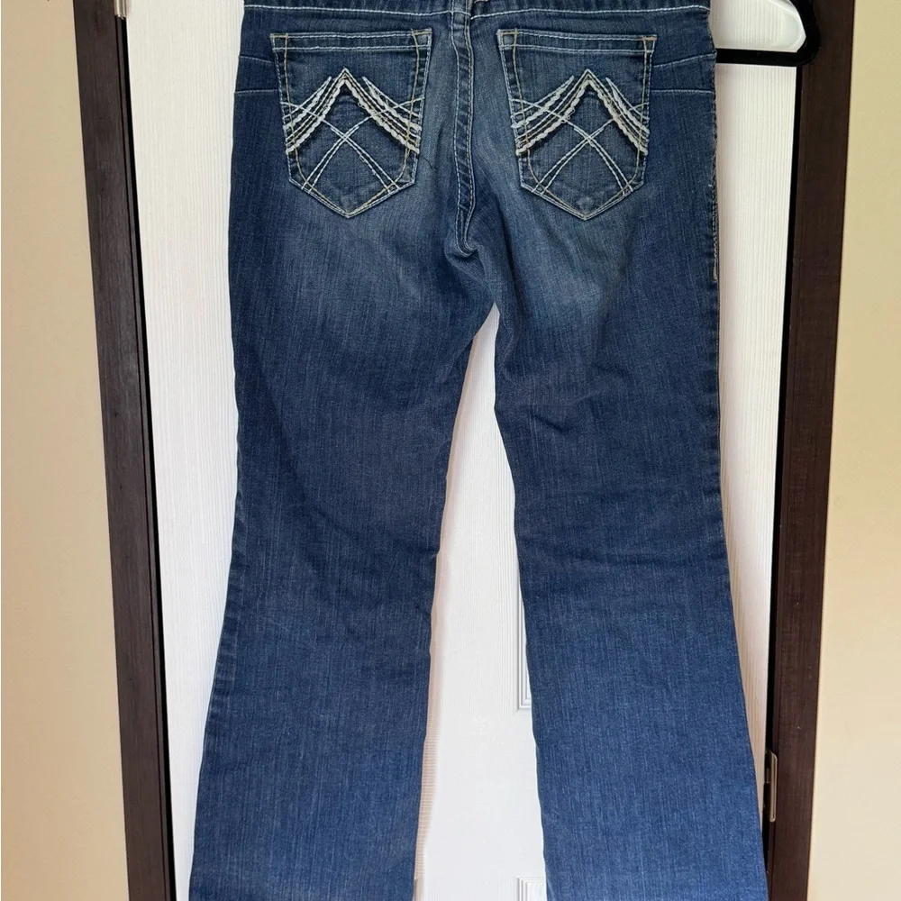 Ariat Dark Blue Women's Flare Jeans - Picture 3 of 5